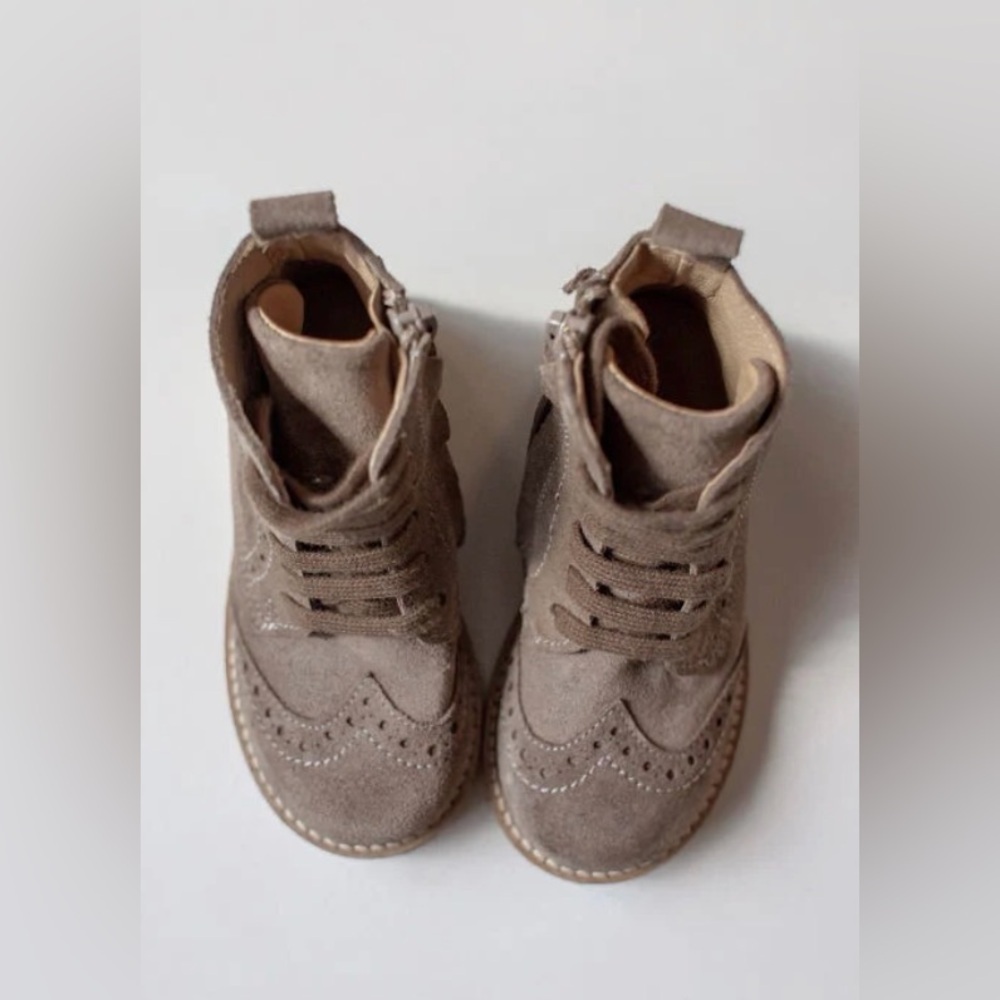 🌈The Simple 🌈 Folk The Suede Boot - taupe / US 12 / EU 29